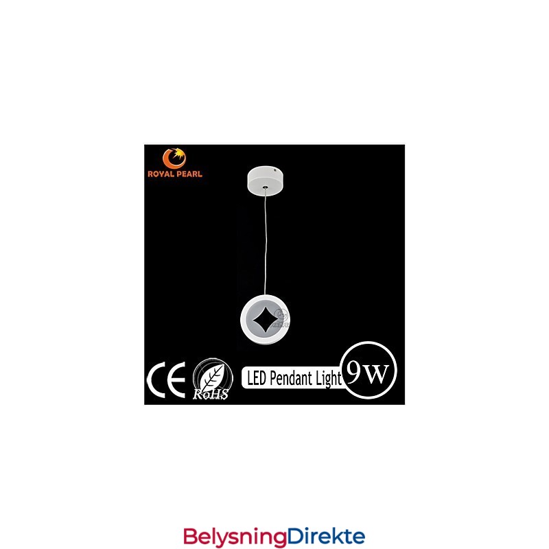 Akryl Delikat 9W Pendellampe
