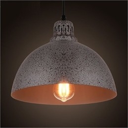 Vintage Metalldot-Anhengslampe Med Én Lyskilde