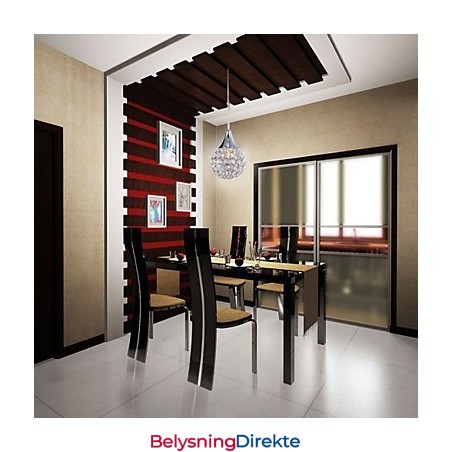 G9 Pendellampe Krystall Moderne Samtids Metall
