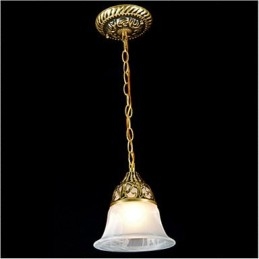 Tradisjonell Klassisk Vintage Retro Bronse Metall Pendellampe