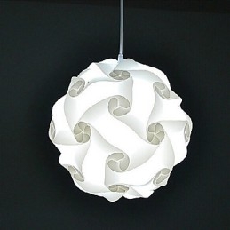 Gjør-Det-Selv Moderne Pendellampe Med Kule, 40 Cm