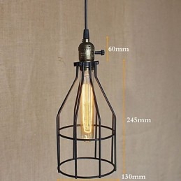 Americange Industriell Retro Liten Lysekrone