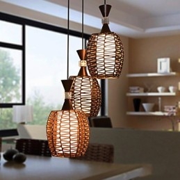 Cany Art Weaving Klassisk Kontraktert Droplight Lampelys