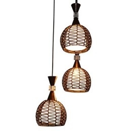 Landlig Cany Art Veving Klassisk Kontraktert Droplight Lampelys
