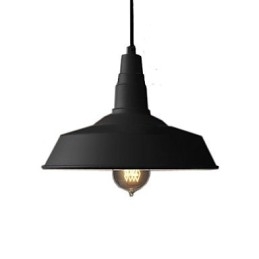 Vintage Maleri Metall Pendellampe