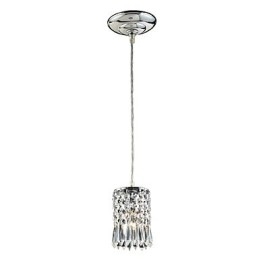 Moderne Og Moderne Krystall Mini-Stil Galvanisert Pendellampe