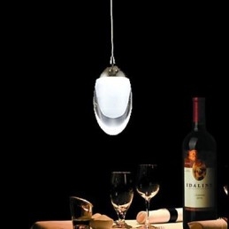 Moderne Samtids Tradisjonell Klassisk Landlig Mini-Style Krom Glass Lysekrone Pendellampe