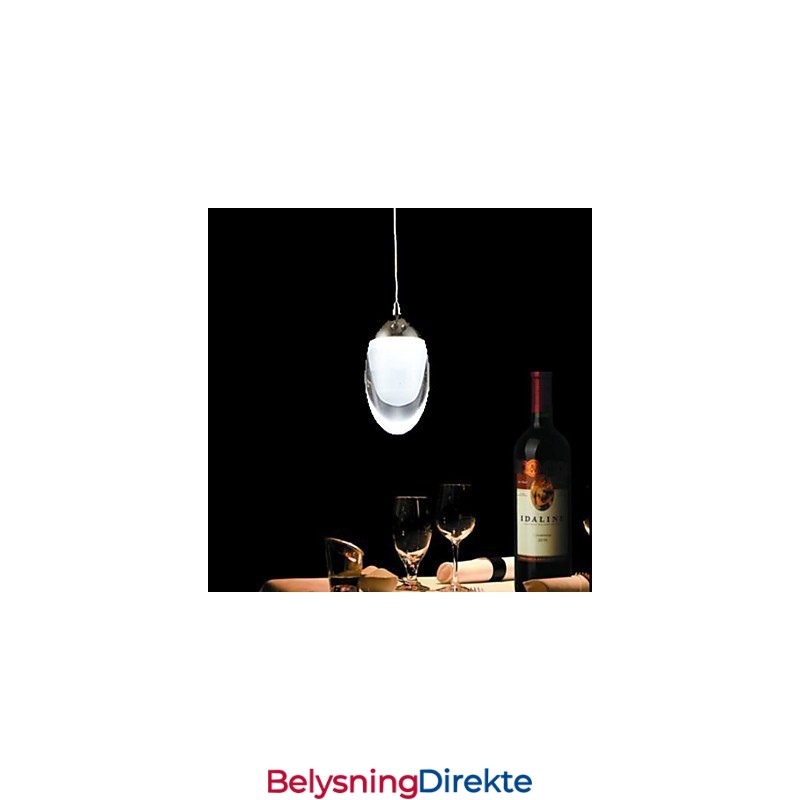 Moderne Samtids Tradisjonell Klassisk Landlig Mini-Style Krom Glass Lysekrone Pendellampe