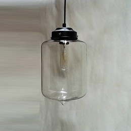Flaskedesign Pendellampe Med 1 Lys Minimalistisk Jernmaleri