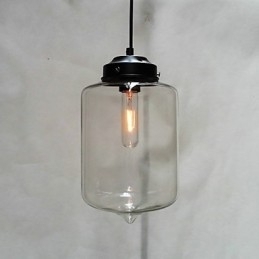 Flaskedesign Pendellampe Med 1 Lys Minimalistisk Jernmaleri
