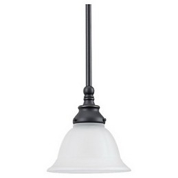 Elegant Pendellampe I Hvit Skjerm