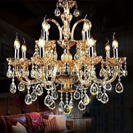 Lysekrone Krystall Moderne Samtids Tradisjonell Klassisk Glass