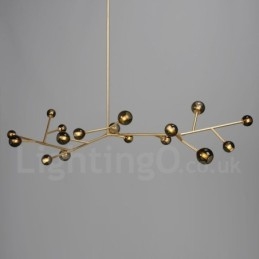 17-Lys Lysekrone I Vintagestil Med Landlig Stil