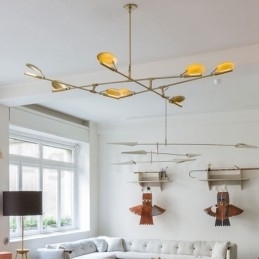 Moderne Samtidslampe Med 8 Lys