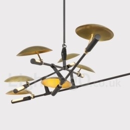 Moderne Samtidslampe Med 8 Lys