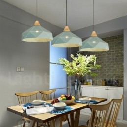 Tre 1 Lys Moderne Samtidskunst Metall Pendellampe