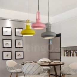1 Lys Moderne Samtids Pendellampe