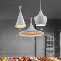 1 Lys Moderne Samtids Pendellampe