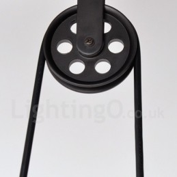 Landlig Vintage Metallpendellampe Med 2 Lys