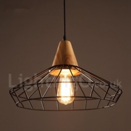 Vintage Metall Tre Pendellampe