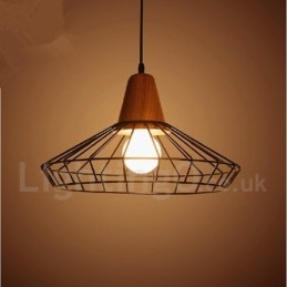 Vintage Metall Tre Pendellampe