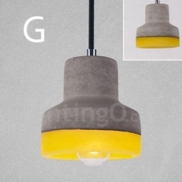 1 Lys Vintage Betong Pendellampe