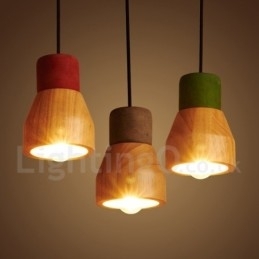 Vintage Trebetong Pendellampe