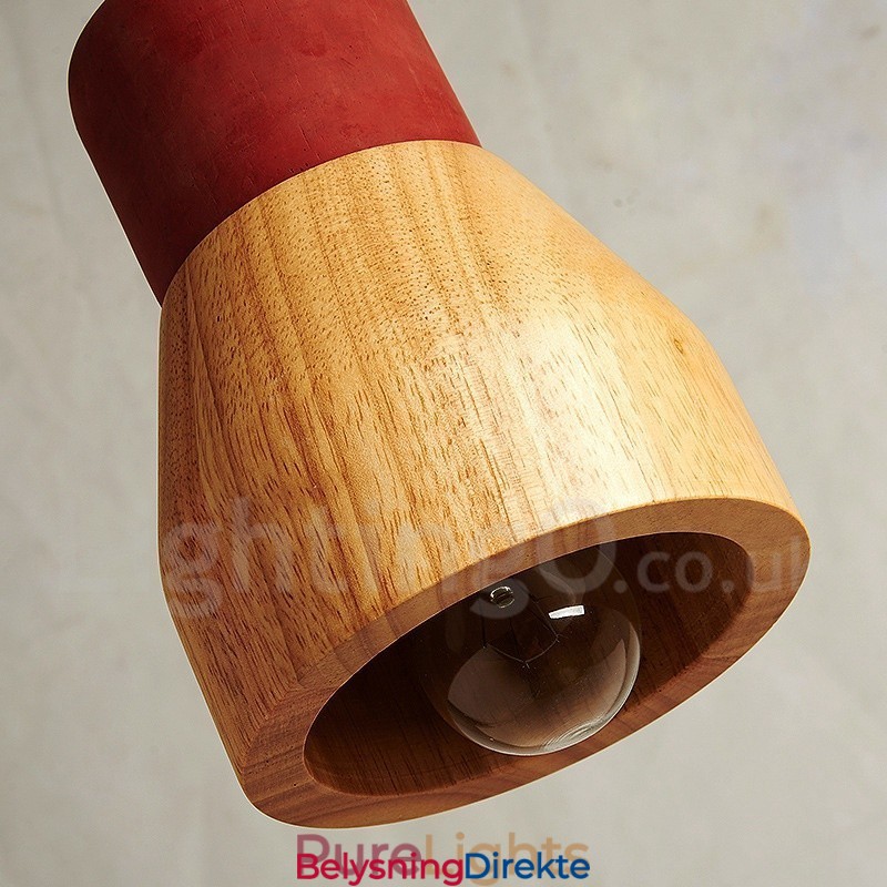 Vintage Trebetong Pendellampe