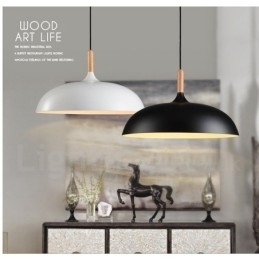 Soverom Moderne Samtidsstil 1 Lys Metall Pendellampe