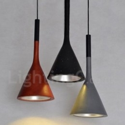 1 Lys Vintage Betong Pendellampe