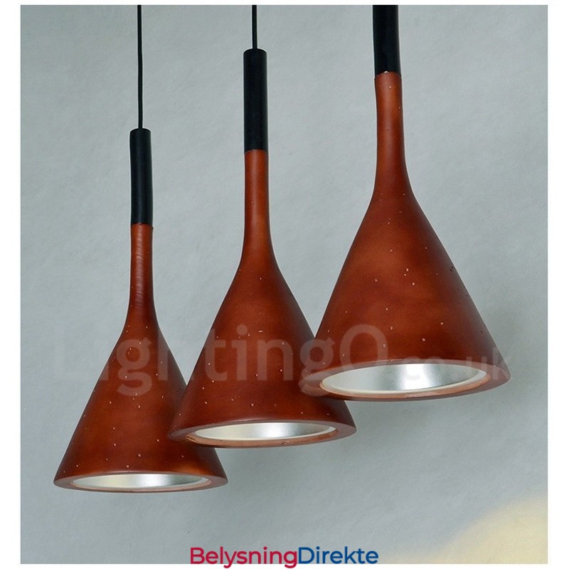 1 Lys Vintage Betong Pendellampe