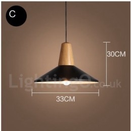 Moderne Samtidsstil 1 Lys Pendellampe