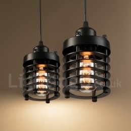 1 Lys Retro Vintage Kobber Pendellampe
