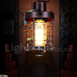 1 Lys Retro Vintage Kobber Pendellampe