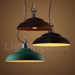 Retro Vintage 1-Lys Pendellampe