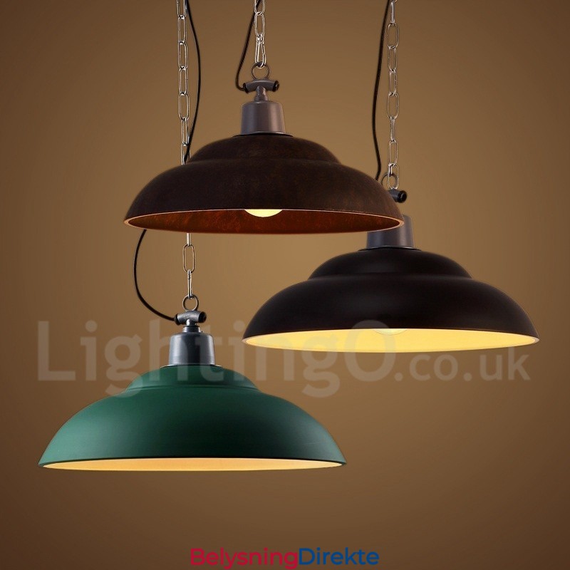 Retro Vintage 1-Lys Pendellampe