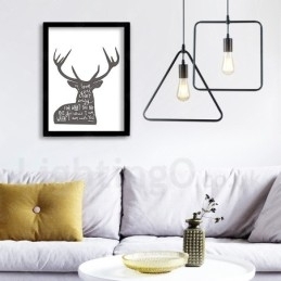 Moderne Og Moderne Metall Pendellampe Med 1 Lys