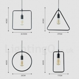 Moderne Og Moderne Metall Pendellampe Med 1 Lys