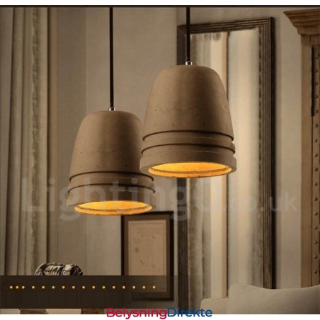 Retro Vintage Betong Pendellampe