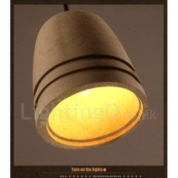 Retro Vintage Betong Pendellampe