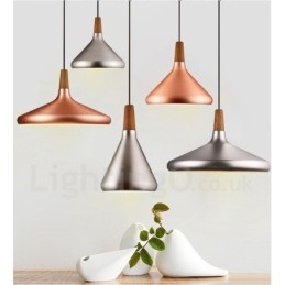 Moderne Og Moderne Metall Pendellampe Med 1 Lys
