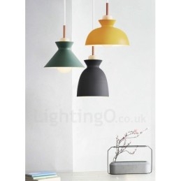 Moderne Og Moderne Metall Pendellampe I Flere Farger