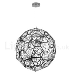 Moderne Og Moderne 1-Lys Globeformet Pendellampe