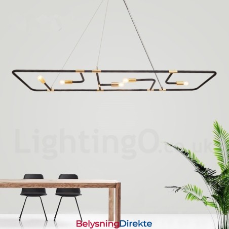Moderne Og Moderne Pendellampe Med 5 Lys