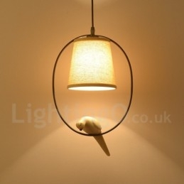 Rustikk Vintage Pendellampe Med 1 Lys