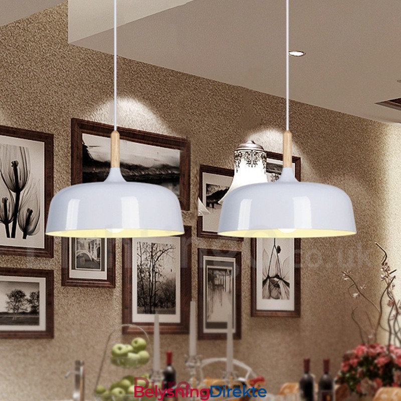 Moderne, Moderne, Tre- Og Metallpendellampe