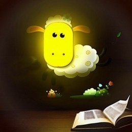 Creative Spirit Intelligent Lyskontroll Liten Nattlampe Barnevegglampe Lys