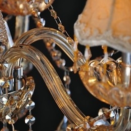 Lysekrone I Krystall, Tradisjonell, Klassisk, Glass, 6 Lys