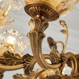 6 Lys Tradisjonell Klassisk Integrert Metalllysekrone