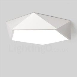 Moderne Samtids Integrert Integrert Metall Innfelt Lampe